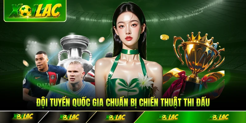 Đội tuyển quốc gia chuẩn bị chiến thuật thi đấu