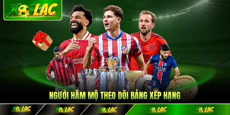Người hâm mộ theo dõi bảng xếp hạng chuyên nghiệp